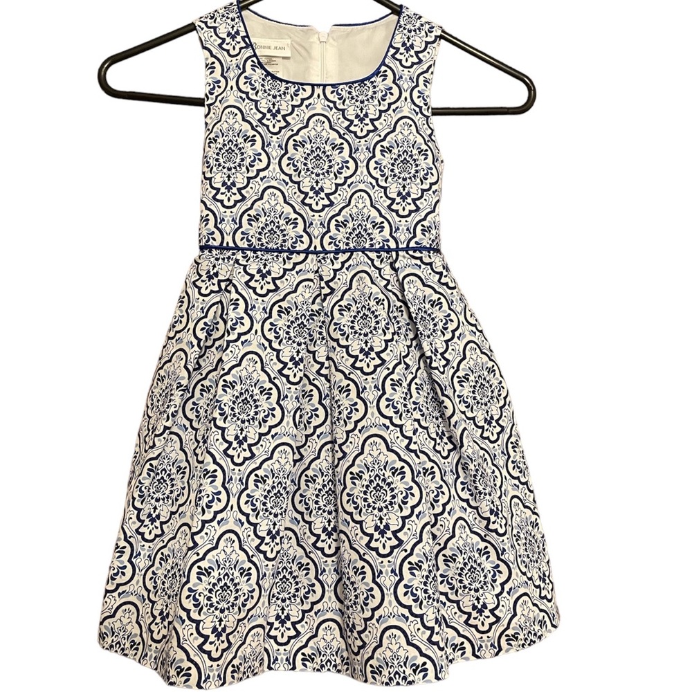 Bonnie Jean Sleeveless Dress with Bow - Girls Sz 5